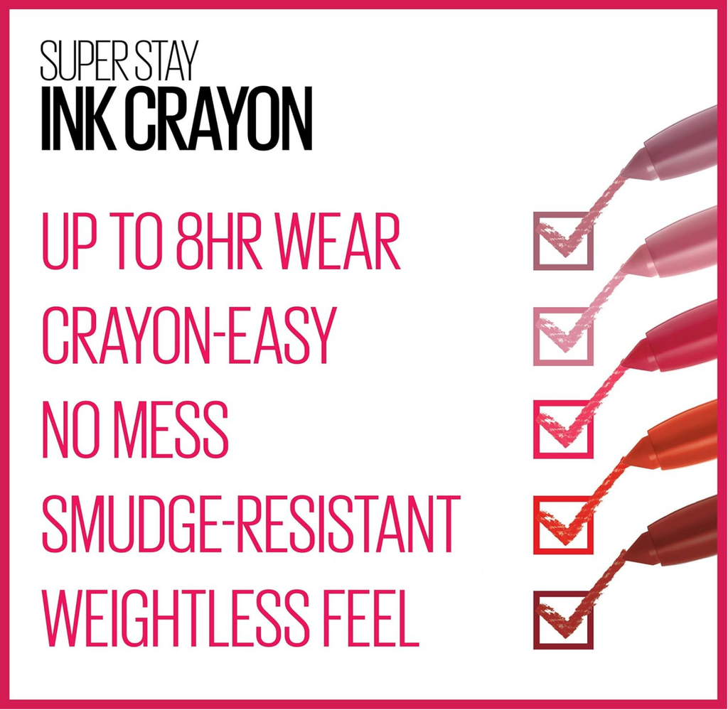 Superstay Ink Crayon Mate - Maybelline
