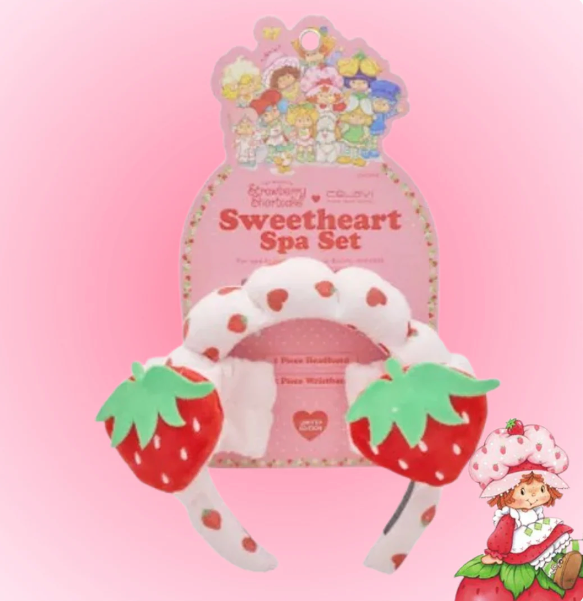 Sweetheart spa set - Strawberry shortcake x Celavi