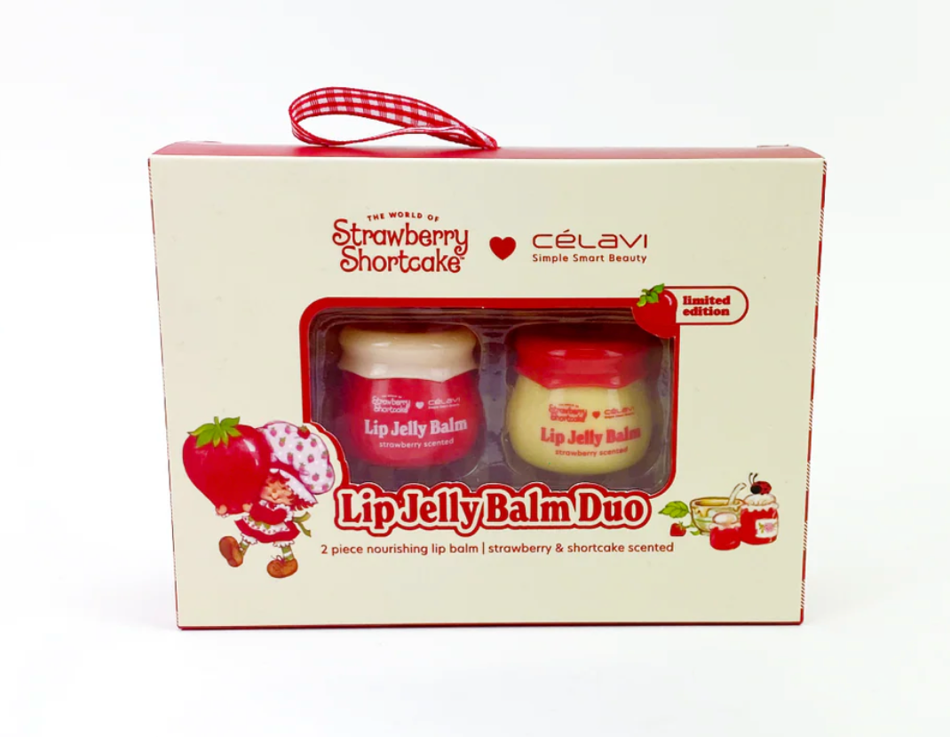 Lip jelly balm duo - Strawberry shortcake x Celavi