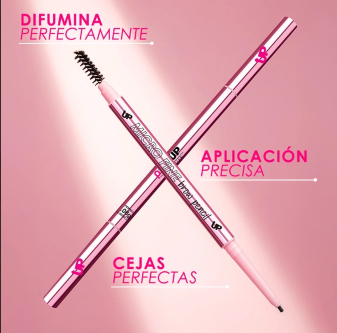 Micro fine brown pencil - Pink up