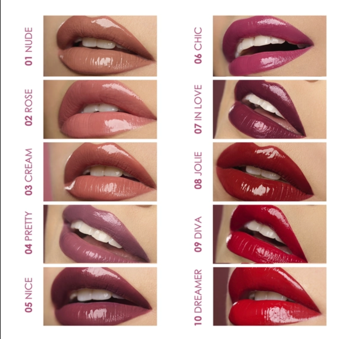 Super glossy - Pink up