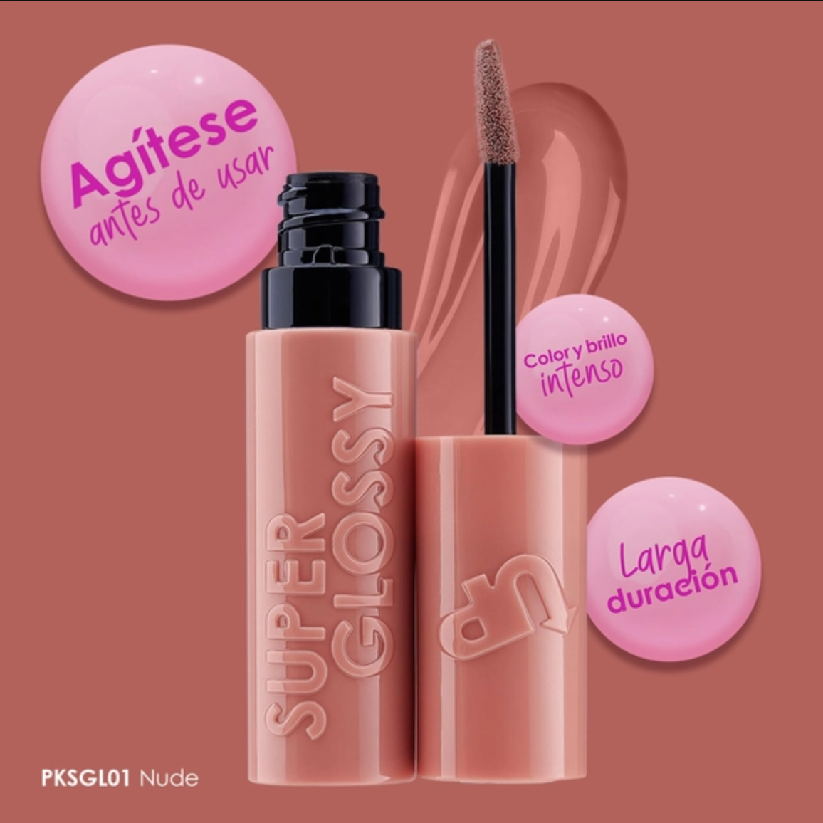 Super glossy - Pink up