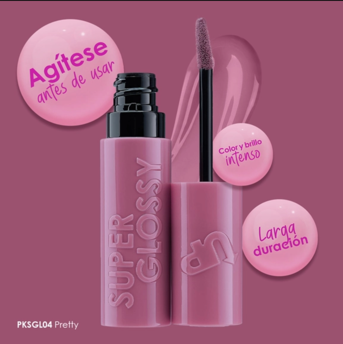 Super glossy - Pink up
