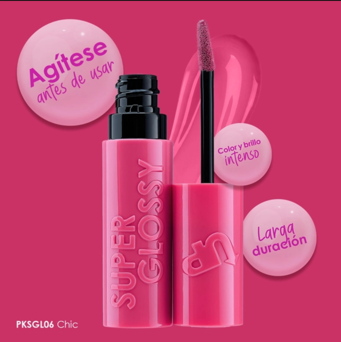 Super glossy - Pink up
