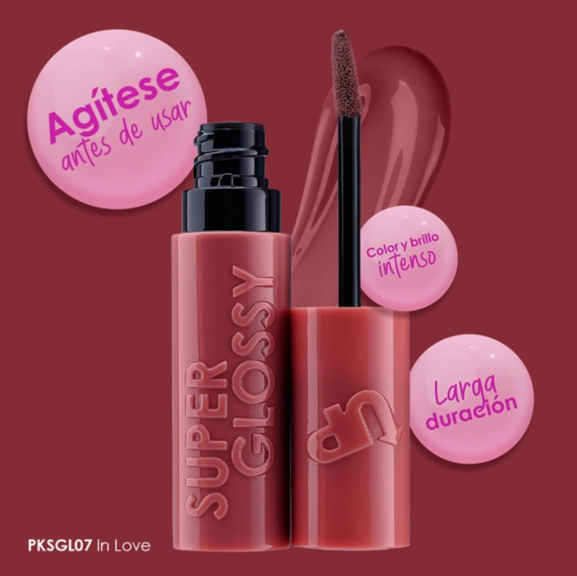 Super glossy - Pink up