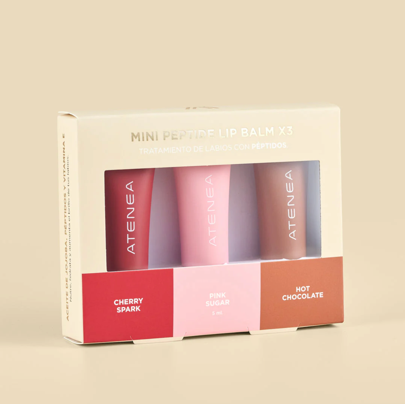 Mini peptide lip balm x3 - Atenea
