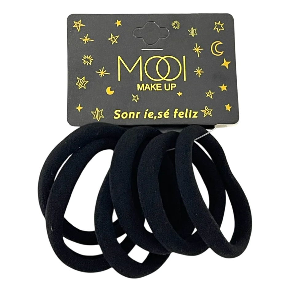 Set 6 pzs de ligas negras